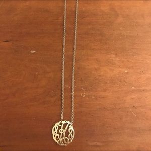 “K” initial necklace